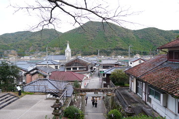 Little village in Japan