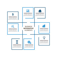 vector abstract  thin line infographic elements. Business infographics