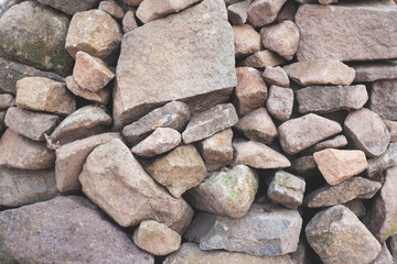 texture of stones with shallow depth of field