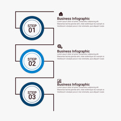 vector abstract  thin line infographic elements. Business infographics