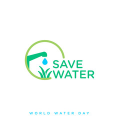 vector illustration about world water day for poster, banner or any design