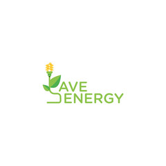 vector illustration about save energy
