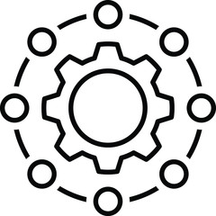 Integration icon ,for web design, apps, software usage, vector