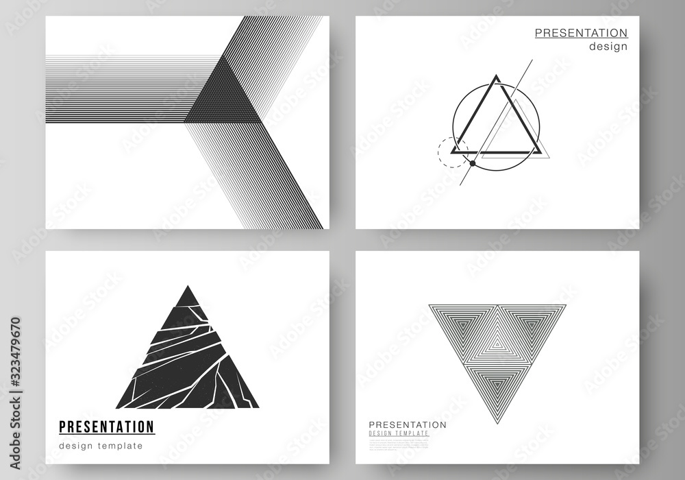 Poster the minimalistic abstract vector illustration layout of the presentation slides design business temp