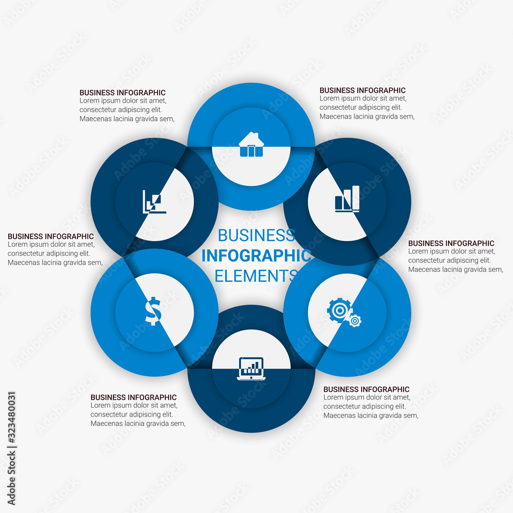 Poster abstract infographics number options template. vector illustration. can be used for workflow layout,
