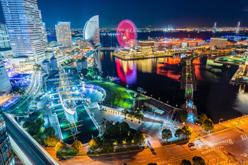 みなとみらいの夜景