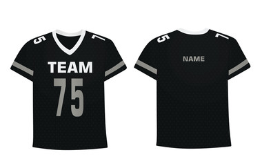 Black ice hockey shirt. vector illustration
