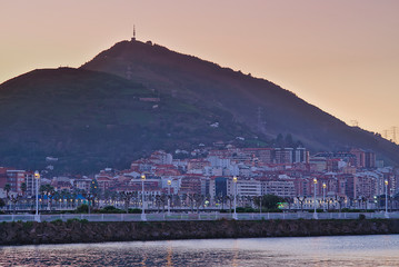 Fototapeta na wymiar Coastal town in Basque Country