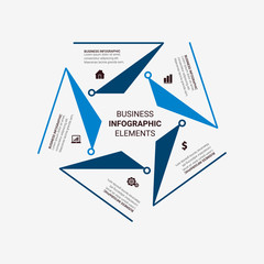 Timeline infographics design vector and marketing icons, layout, diagram, annual report, web design. Business concept with 3, 4, 5, 6, options, steps or processes.