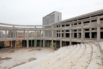 Construction site in China