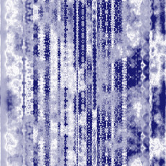Bleached tie dye indigo blue stain noisy grungy cloudy faded folk ethnic variegated digital filter rough distressed mottled graphic design. Seamless repeat raster jpg pattern swatch.