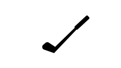  glof club on a white background, illustration