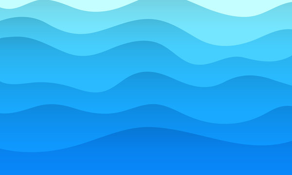 abstract blue waves background. sea concept