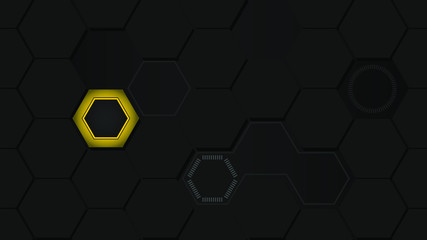 Black abstract background for web sites, covers, banners, flyers, headlines, landing pages, etc. Vector design.