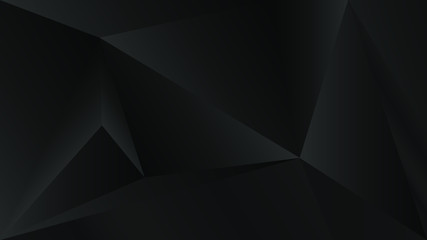 Black abstract background for web sites, covers, banners, flyers, headlines, landing pages, etc. Vector design.