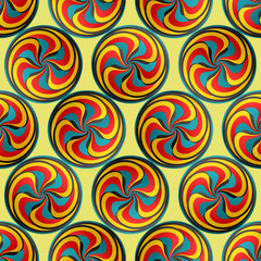 Abstract swirl background. Seamless pattern. Cover design template. Vector illustration.