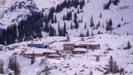 Skigebiet Sonnenkopf Klostertal in Österreich