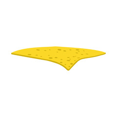 Vector design of cheese and slice icon. Web element of cheese and meal stock symbol for web.