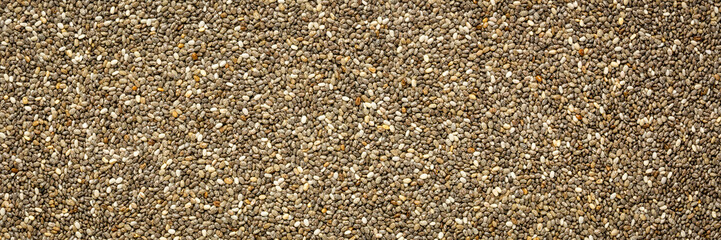chia seeds closeup background