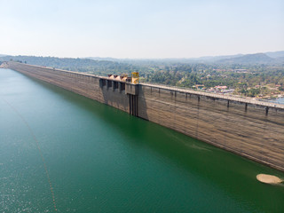 View of Khun Dan Prakarn Chon Dam