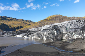 melting glacier in Norway