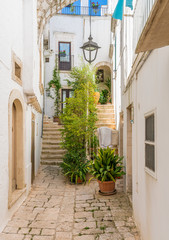 Fototapety  Malowniczy widok w Locorotondo, prowincja Bari, Apulia (Apulia), południowe Włochy.