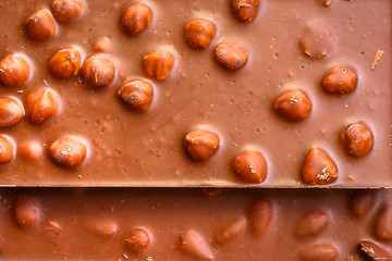 chocolate bar with hazelnut milk or black (sweet dessert) menu concept background. top view. copy spaces