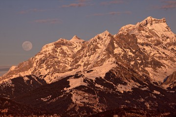 Dents de Morcle, lune