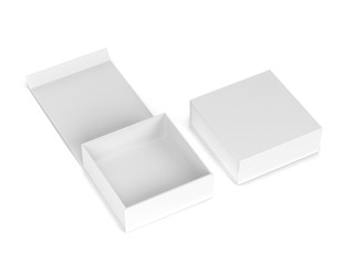 Blank magnetic box package