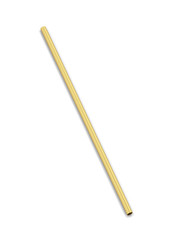 Metallic straw to use instead of plastic one