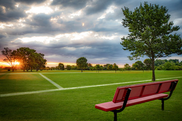 Outdoor Soccer sports field