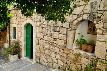 Fototapeta na wymiar Arolithos Traditional Village Crete