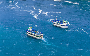Two Ferries in the Niagara River