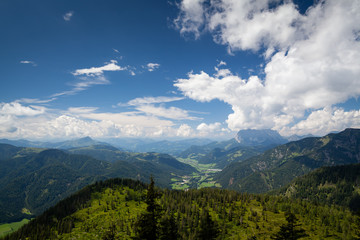 Fototapeta na wymiar Alpen im Sommer