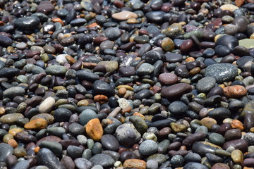 Stones in a beach