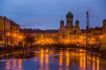 Night in Saint Petersburg