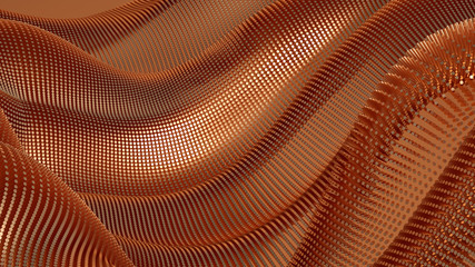 Metal luxury background drapery particles glitter. Metal luxury background drapery. 3d ..illustration, 3d rendering.
