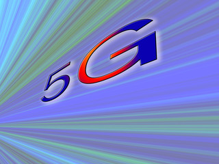Propozycja grafiki 5G - obrazy, fototapety, plakaty