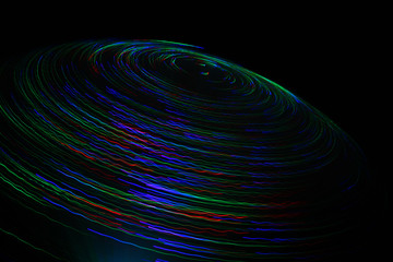 abstract wallpaper with optical fibers light on black background