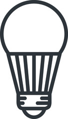 Fototapeta na wymiar LED bulb icon, vector illustration