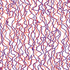 Stylish abstract pattern. Seamless pattern with waves. Hand drawing. abstract background.