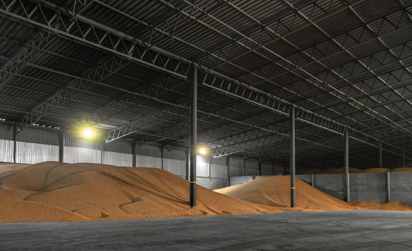 Large warehouse for grain storage