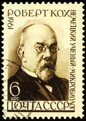 Portrait of Robert Koch, German microbiologist
