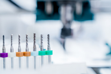 Cutting tools..CNC milling machine cutting