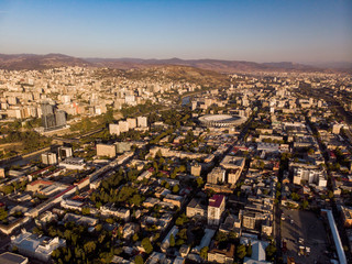 Tbilisi aerial landscape city photo