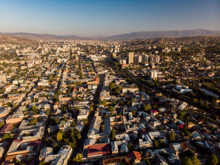 Tbilisi aerial landscape city photo