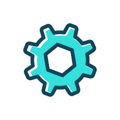 Obraz premium Gear icon