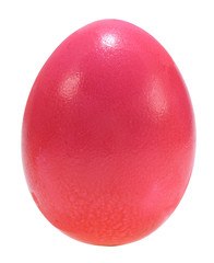 Pink painted easter egg