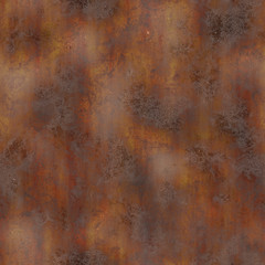 Rusty red brown seamless pattern.