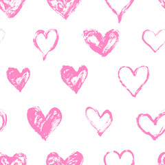 Seamless pattern with hearts. Valentine's Day, Mother's Day. Wedding, scrapbook, gift wrapping paper background. Perfect for wallpapers, pattern fills, web page backgrounds, surface textures, textile